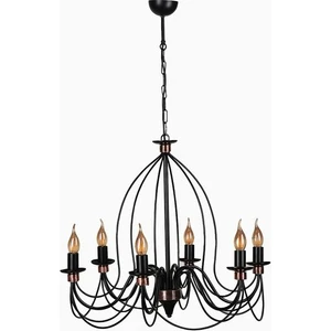 Berfin 6'lı Siyah Rustik