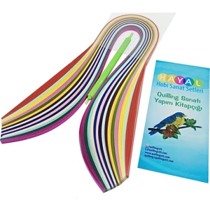 Hayal Hobi Sanat Quilling Öğrenci Seti - İnce Set