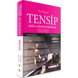 Tensip Medeni Hukuk-:Adli Ve İdari Hakimlik Tamamı Çözümlü Çıkmış Sorular