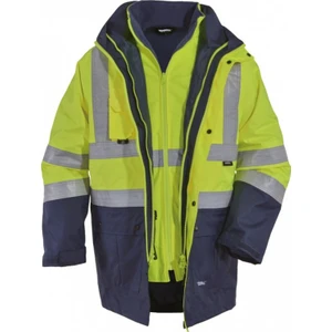 Junıor 5 Parça İçi Çıkmalı Parka Sarı/Lacivert