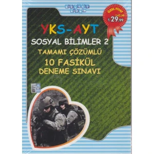 Akıllı Adam Yks-Ayt Sosyal Bilimler 2 Tamamı Çözümlü 10 Fasikül Deneme Sınavı