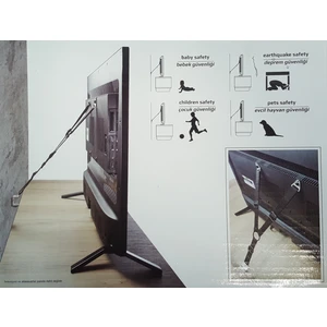 LCD LED TV Güvenlik Kayışı