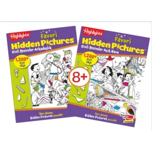 Highlights Favori Hidden Pictures (Gizli Resimler) 2'li Set