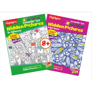Highlights Uzmanlar İçin Hidden Pictures (Gizli Resimler) 2'li Set