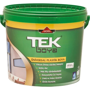 Tek Boya Üniversal Plastik Beyaz 3,5 KG