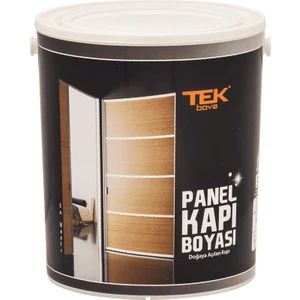 Tek Panel Kapı Boyası (Subazlı) Beyaz 2,5 Lt