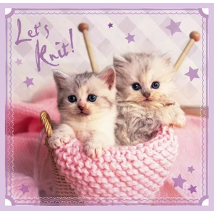 3'lü Puzzle Sevimli Kedi Yavruları Puzzle (20+36+50 Parça)