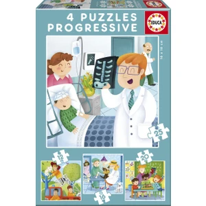 12+16+20+25 Parça Meslekler Puzzle