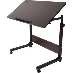 Yerden Yükseklik Ve Eğim Ayarlı Tekerlekli Laptop Sehpası