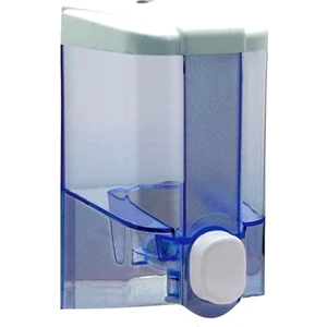 S2T Hazneli Sıvı Sabun Dispenseri Aparatı - Duvara Monte - Şeffaf - 500 Ml.