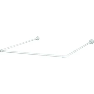 Rona Metal Köşe Banyo Borusu Beyaz