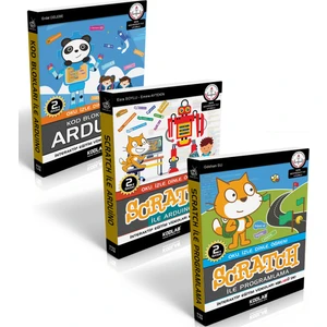 Kodlab Yayınları Scratch İle Kolay Programlama Seti (3 Kitap Takım)