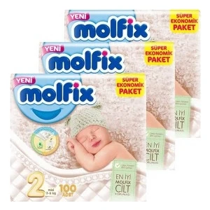 Bebek Bezi Comfort Fix Mini Dev Ekonomi 2 Beden 300 Adet