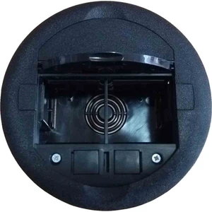 Ne-Ad Masa Tipi Priz Kasası Gömme Tip - Renk Siyah - Boş