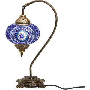 Masaüstü Mozaik Çalışma Masası Abajur Gece Lambası Dekor Lamba