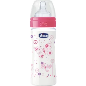 Wellbeing PP Biberon Kız 250 ml Silikon Akış Ayarlı