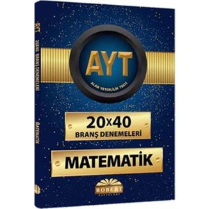 Robert Ayt 20X40 Branş Denemeleri: Matematik