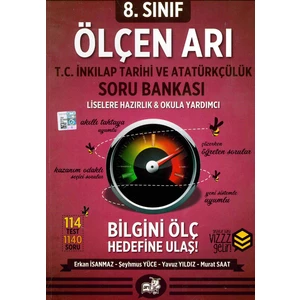 Arı Yayıncılık 8.Sınıf LGS İnkılap T.C. İnkılap Ve Atatürkçülük Ölçen Soru Bankası