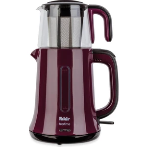Teatime 2 in 1 Mor 1650 W Cam Demlikli Çay Makinesi