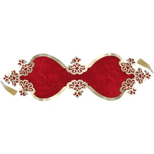 Diva Home Osmanlı Oval Desenli Tekli Kadife Runner