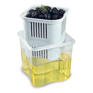 Hobby Life 1,3 Lt Sızdırmaz Zeytin Süzme Saklama Kabı(21390)