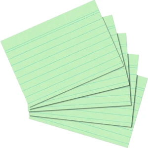 Herlitz Kartoteks A7 100'lü Çizgili Yeşil 1150754