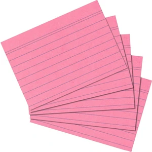 Herlitz Kartoteks A6 100'lü Çizgili Pembe 10836195
