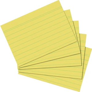 Herlitz Kartoteks A5 100'lü Çizgili Sarı 1150515