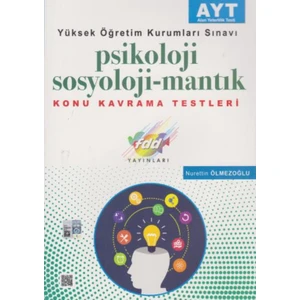 Fdd Ayt Psikoloji-Sosyoloji-Mantık Konu Kavrama Testleri - Nurettin Ölmezoğlu