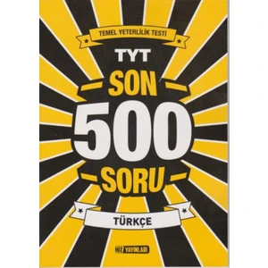 Hız Yayınları TYT Türkçe Soru Bankası - Son 500