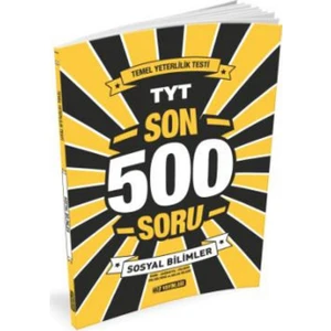 Hız Yayınları TYT Son 500 Soru Sosyal Bilimler