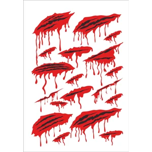 Stickermarket Kanlı Pençe Sticker Seti