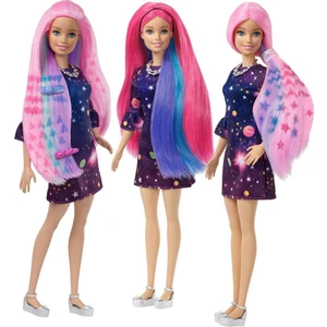 Renk Partisi Saçlar Barbie Bebek