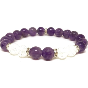Ametist ve Necef Taşı Bileklik
