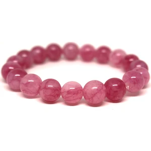 Pembe Akik Taşlı Bileklik