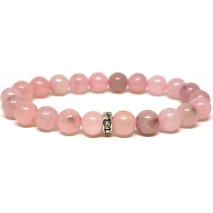 Pembe Kuvars Taşlı Bileklik