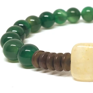 Yeşim ve Akik Taşlı Bileklik