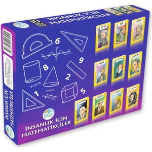 İnsanlık İçin Matematikçiler Seti 10 Kitap