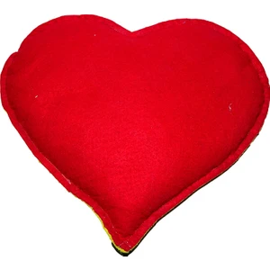 Lokman Avm Tuz Yastığı Kalp Desenli Sarı - Kırmızı 2.5 Kg