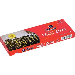12 Renk Yağlı Boya Seti 9 ml 3941