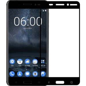 Nokia 5 Çerçeveli Tempered Glass Cam Ekran Koruyucu Siyah
