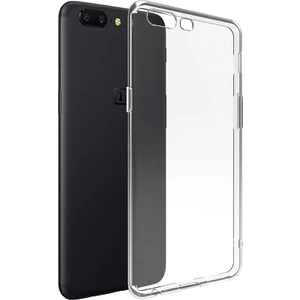 Oneplus 5 İnce Soft Silikon TPU Kılıf + Tempered Cam