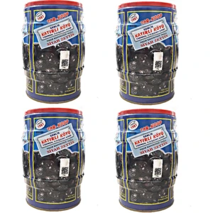 Katırlı Köyü Hazır Kahvaltılık Siyah Zeytin 1 Kg. 4 Adet