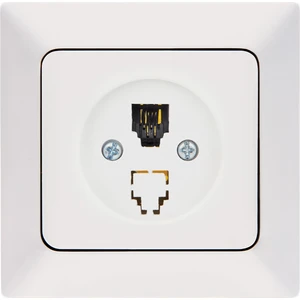 ARAS BEYAZ TELEFON PRİZİ ÇERÇEVELİ (CAT3)