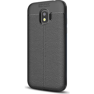 Samsung Galaxy J2 Pro 2018 Kılıf Suni Deri Silikon