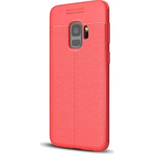 Samsung Galaxy S9 Kılıf Suni Deri Silikon