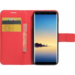 Cüzdanlı Suni Deri Samsung Galaxy Note 8 Kılıf