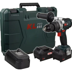 KL Pro  Kldm1850B 18Volt/5.0Ah Li-İon Çift Akülü Kömürsüz Profesyonel Darbeli Matkap