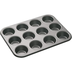 Teflon Büyük Muffin Kek Kalıbı (12'li) - 2x7 cm
