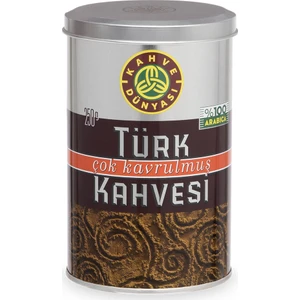 Kahve Dünyası Çok Kavrulmuş Türk Kahvesi 250 gr 12'li Ekonomik Paket